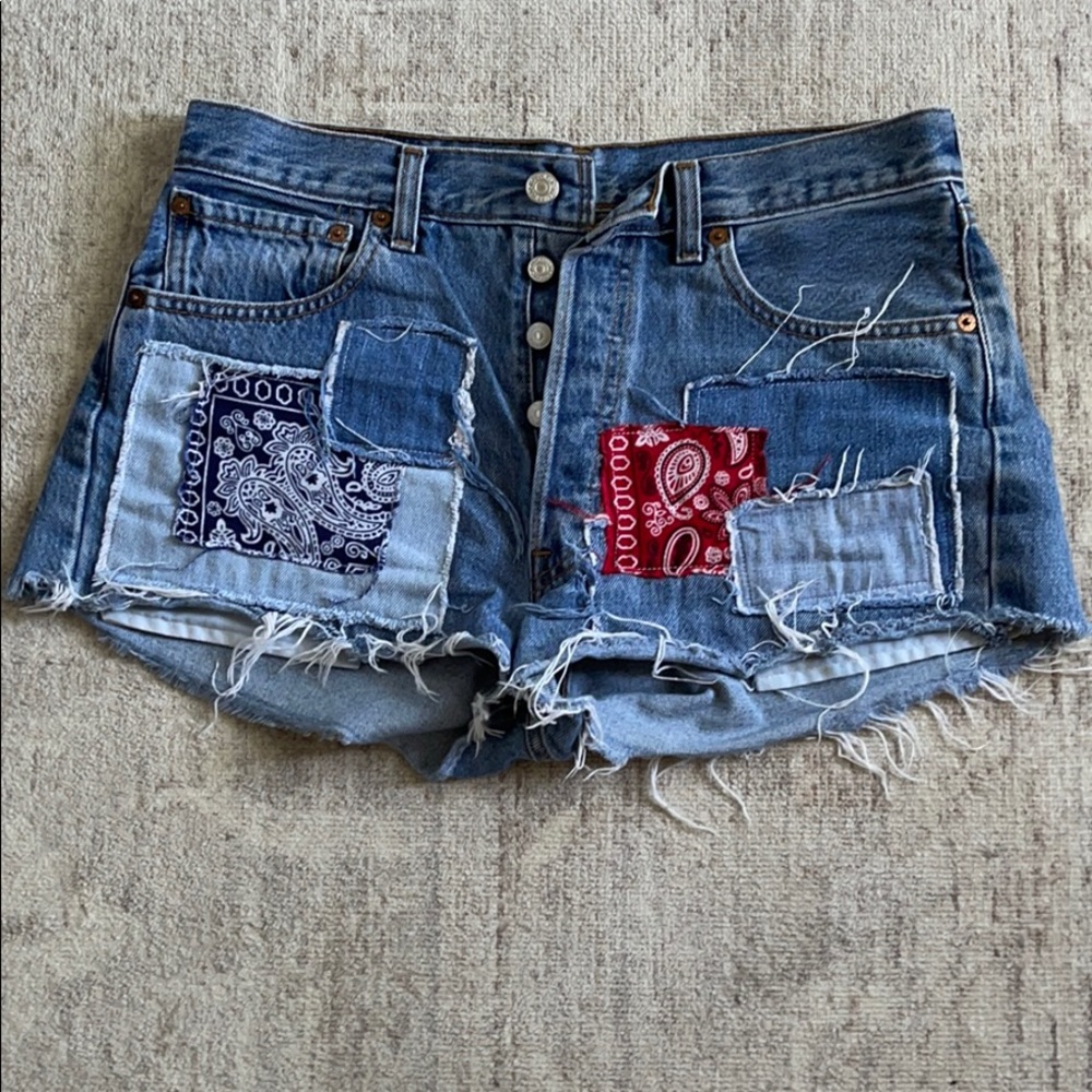 Levi denim shorts